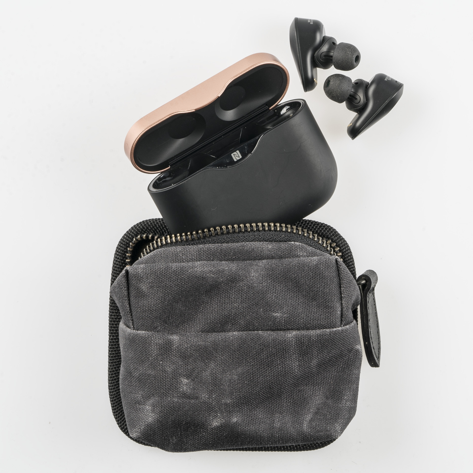 mini backpack with hidden zipper