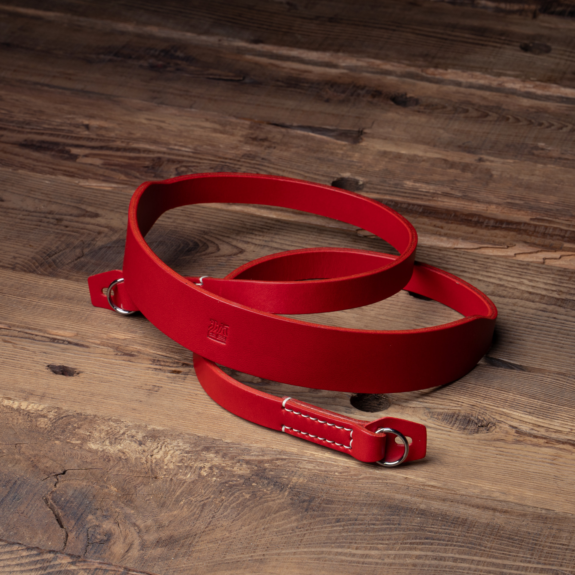Premium Handcrafted Double-Sided Leather Strap Tapered 003 (Cura Split Rings)