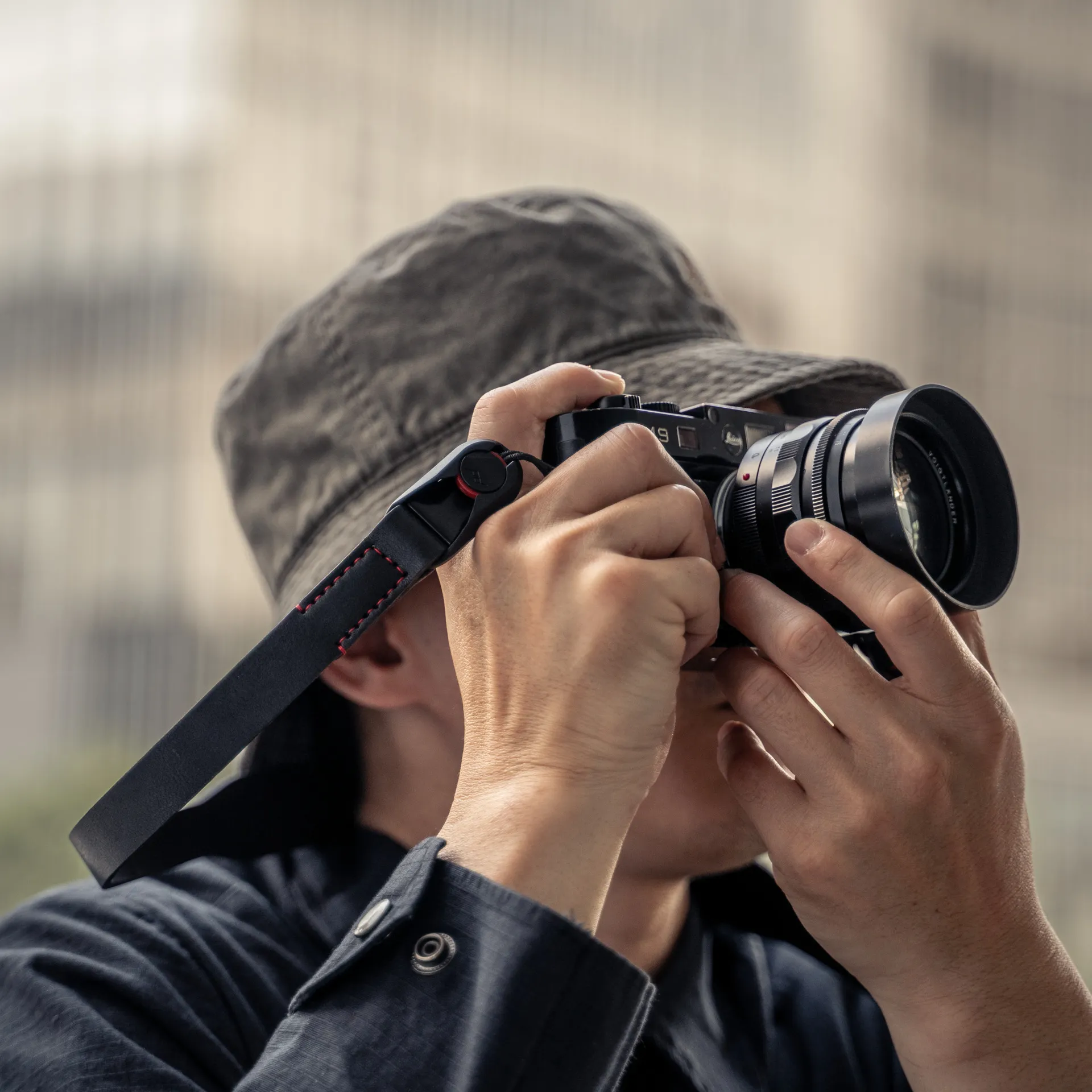 Premium Handcrafted Double-Sided Leather Strap Tapered 002 (Peak Design Anchor Link)