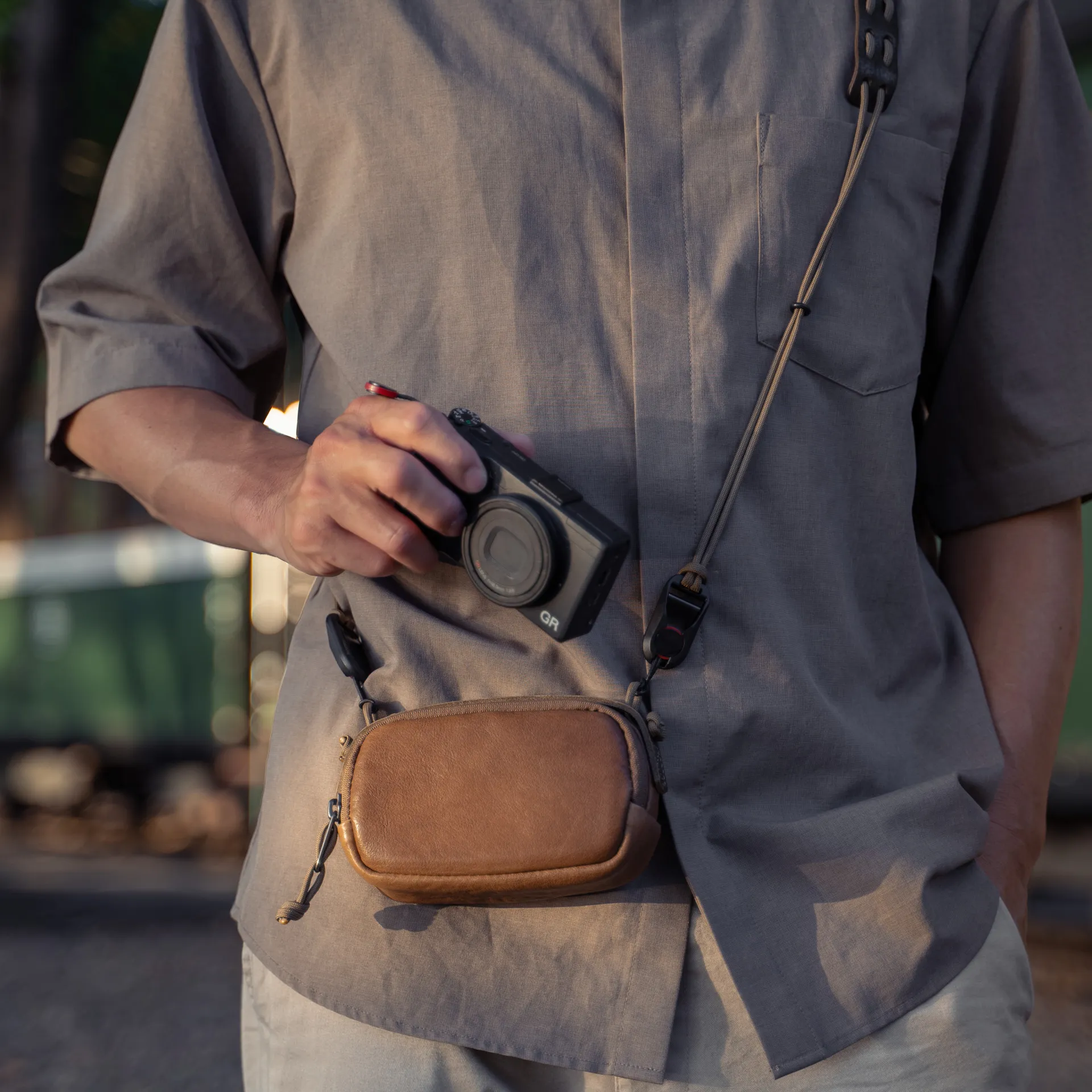 皮革隨身相機小包 S