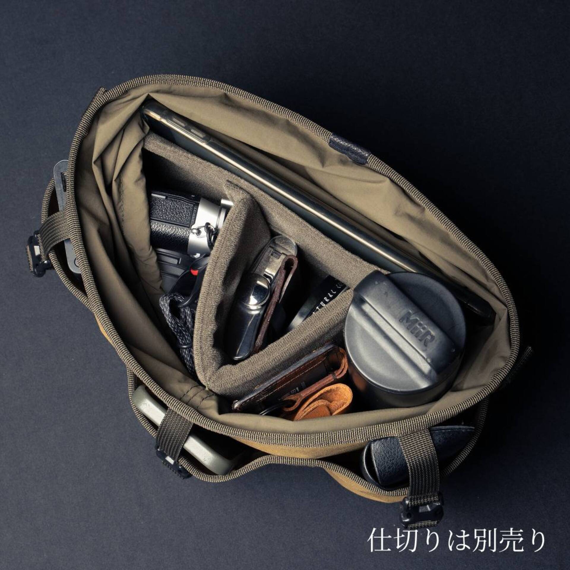 Canteener 多機能 EDC 巾着バッグ 6L - カメラバッグ & 日常用バッグ 