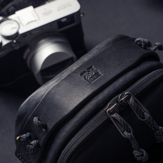 Full Leather Portable Camera Pouch M