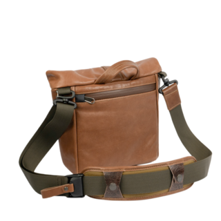 "PILOT" LEATHER TRAVEL CAMERA BAG 3.5L UPGRADED