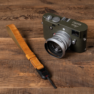 Hand Aged Leather Camera Wrist Strap 007 (Peak Design Anchor Link)