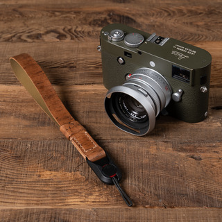 Hand Aged Leather Camera Wrist Strap 006 (Peak Design Anchor Link)