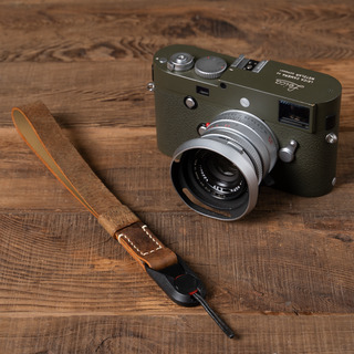 Full Leather Camera Wrist Strap 006 (Peak Design Anchor Link)