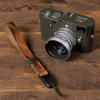 Full Leather Camera Wrist Strap 008 (Peak Design Anchor Link)