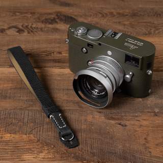 Full Leather Camera Wrist Strap 000 (Cura Split Ring)