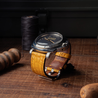 The One ワニ革時計バンド 09