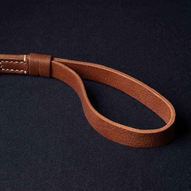 Premium Handcrafted Double-Sided Leather Wrist Strap 006 (Cura Split Rings)
