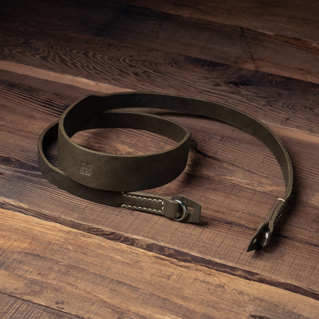 Premium Handcrafted Double-Sided Leather Strap Tapered 001 (Cura Split Rings)
