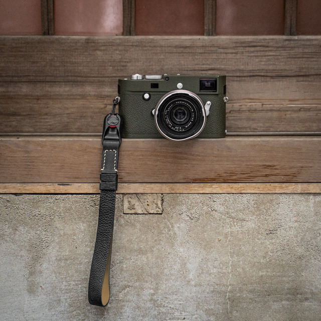 Full Leather Camera Wrist Strap 000 (Peak Design Anchor Link)