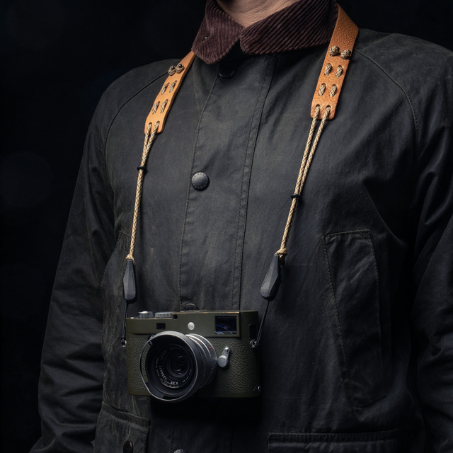 「Parashooter パラシューター」カメラ用ネックストラップ 001（日本 YKK クイックリリースバックル）