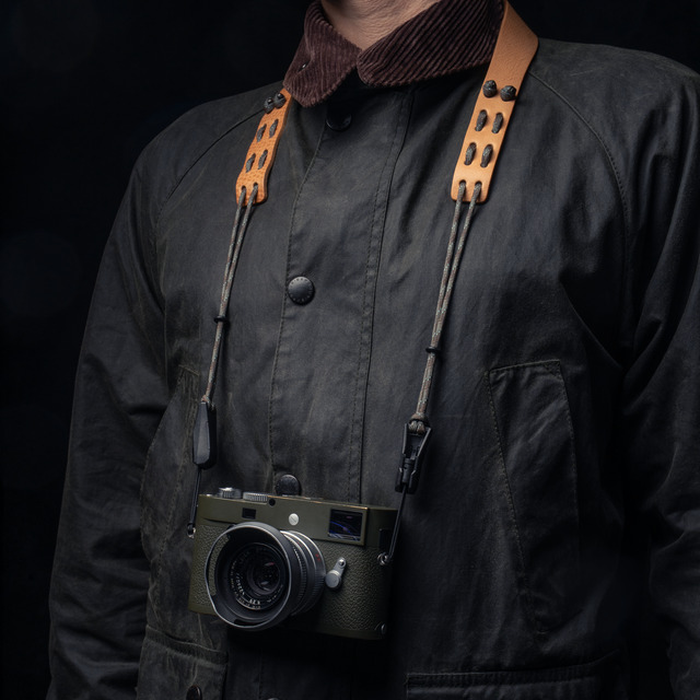 「Parashooter パラシューター」カメラ用ネックストラップ 002（日本 YKK クイックリリースバックル）
