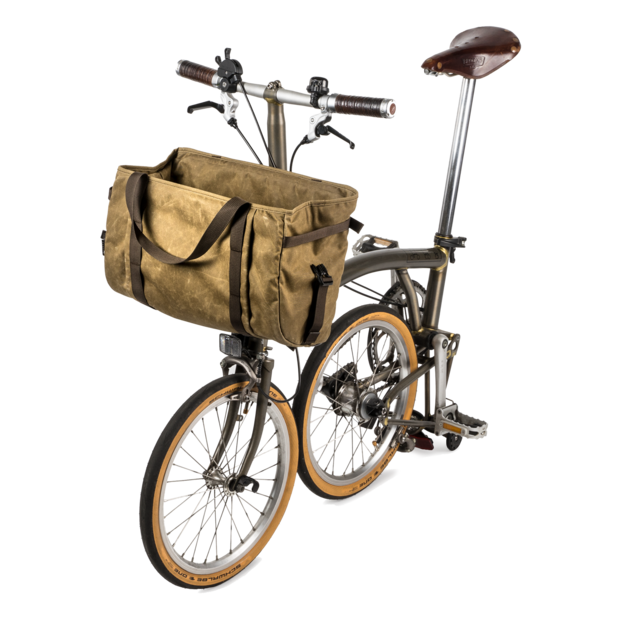 ☆Brompton☆ 純正フロントキャリアバッグ GAMEBAG 12L 回せ tan